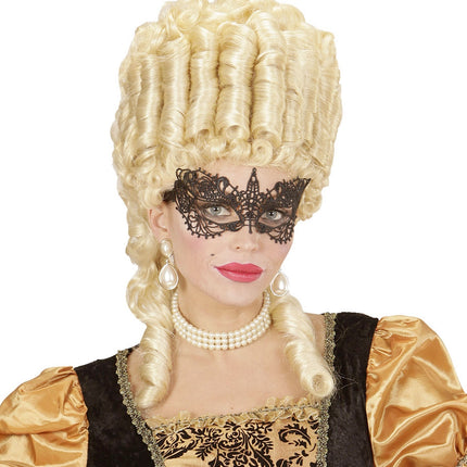 Pitsinen silmänaamio musta