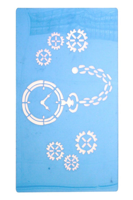 PXP Face Paint stensiili steampunk kello