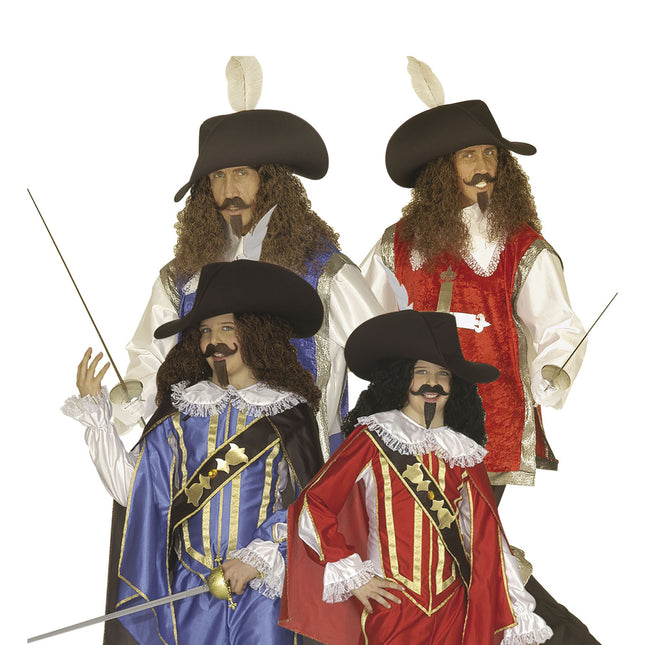 Väärennetty miekka muskettisoturit