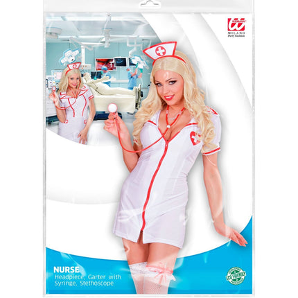 Punainen sairaanhoitajan setti