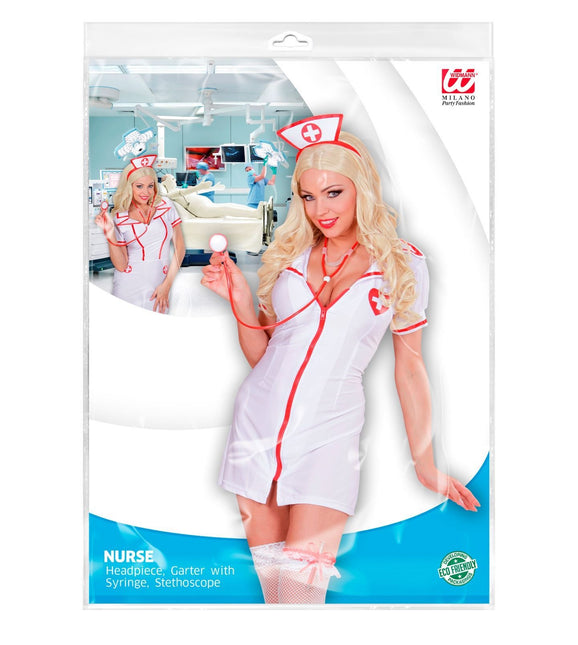 Punainen sairaanhoitajan setti