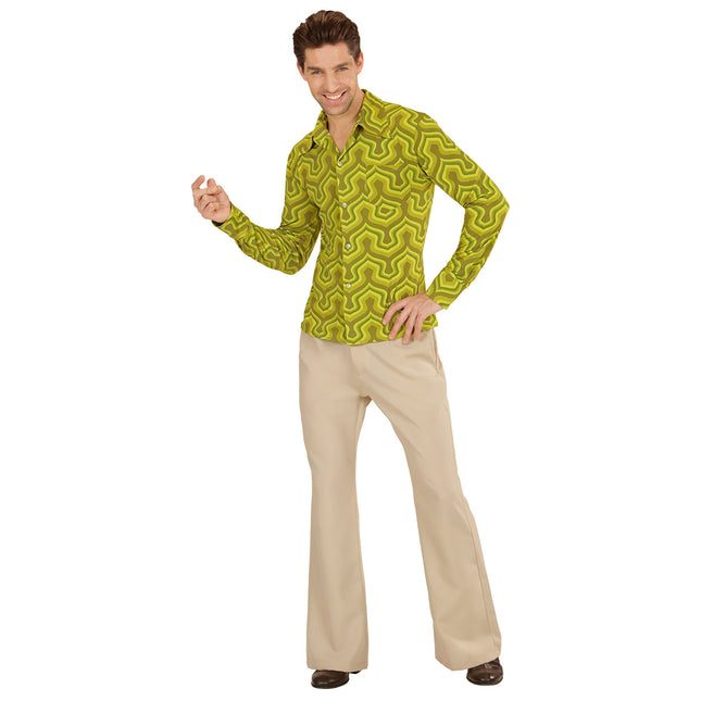 Disco 70S pusero vihreä miesten tapetti