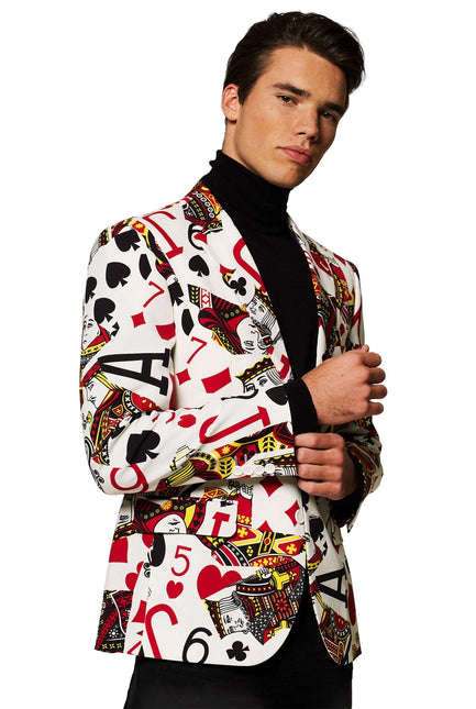 Casino pelikortit Blazer Miesten OppoSuits puvut