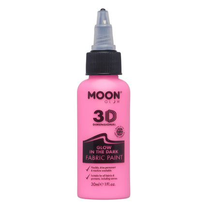 Moon Glow Hehkuva kangasmaali vaaleanpunainen 30ml