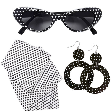 50-luvun pukusetti 3 kpl