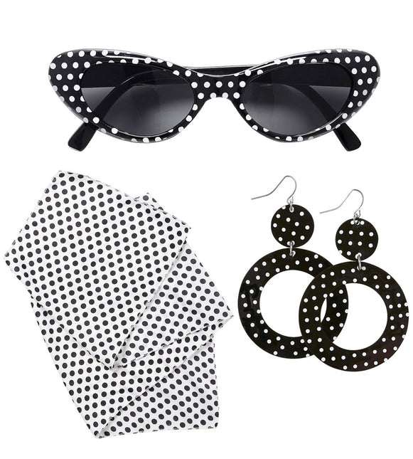 50-luvun pukusetti 3 kpl