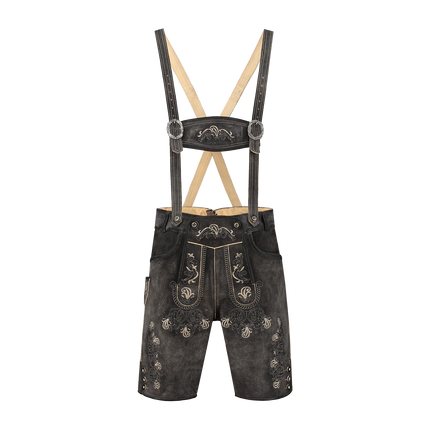 Nahkahousut Ruskea Harmaa Miesten lyhyt Antiikki