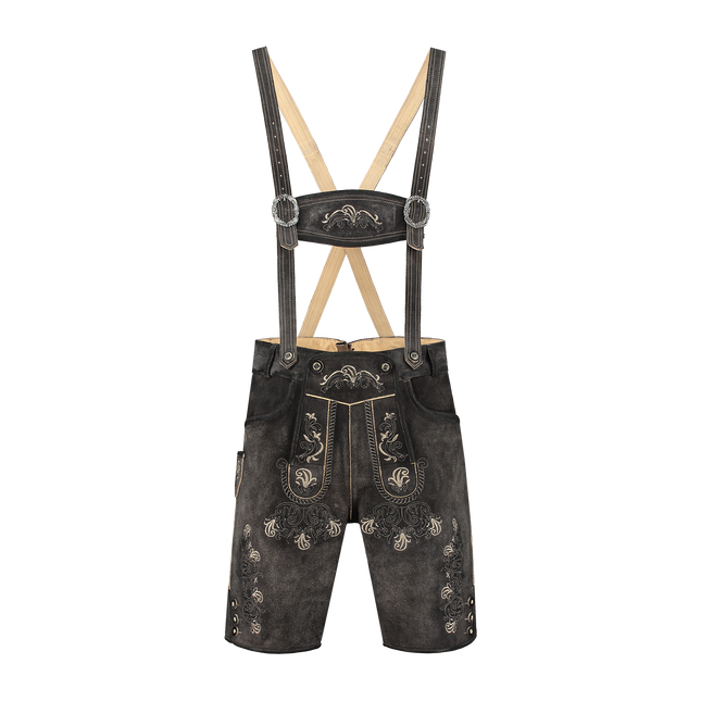 Nahkahousut Ruskea Harmaa Miesten lyhyt Antiikki