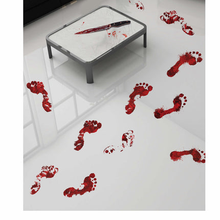 Halloween Koriste Tarra Footprints