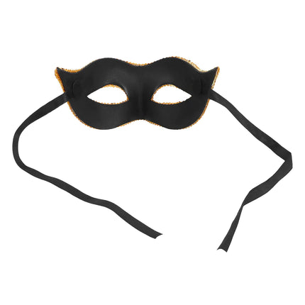 Kultainen silmä naamio paljetteja