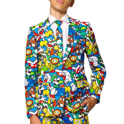 Super Mario puku poika teini OppoSuits