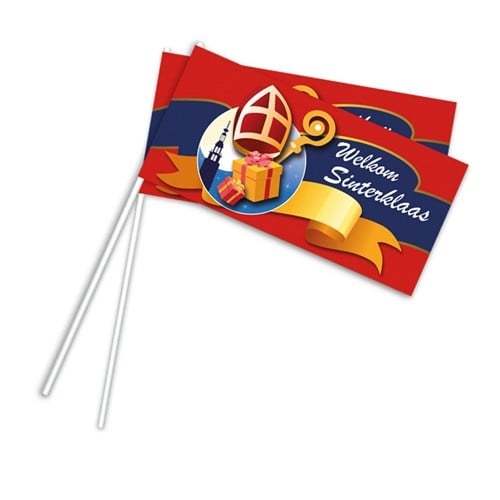 Sinterklaas heiluttava lippu 50kpl