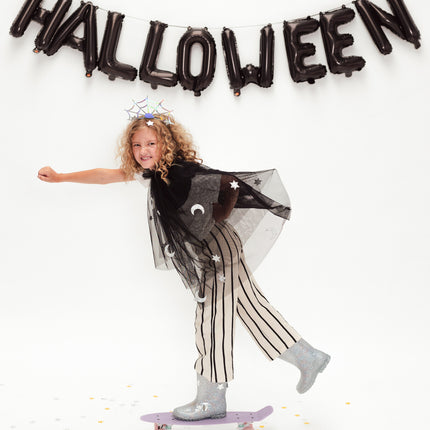 Halloween hiusnauha Hämähäkinseitti 21cm