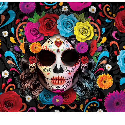 Halloween tarjotin pääkallo 39cm