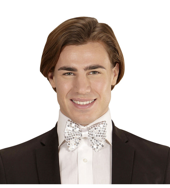 Hopea keula paljetteja valon kanssa