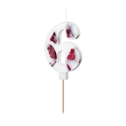 6 vuoden kynttilän terälehdet 8cm