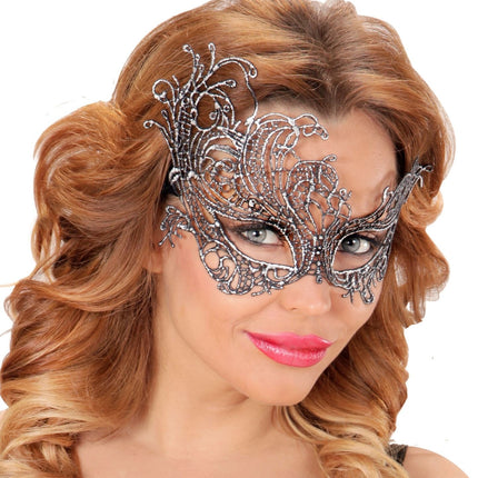 Hopea silmä naamio pitsi