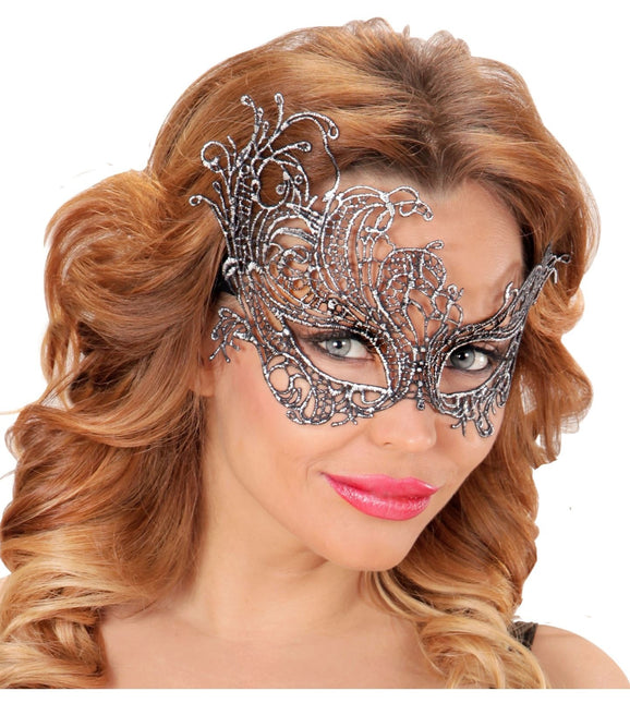 Hopea silmä naamio pitsi