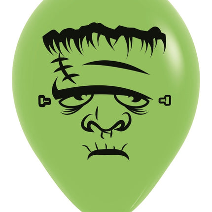 Ilmapallot Frankenstein Lime Vihreä 30cm 12kpl
