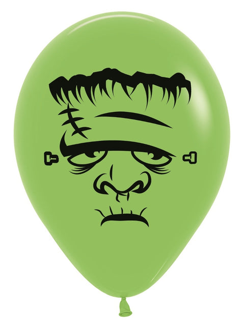 Ilmapallot Frankenstein Lime Vihreä 30cm 12kpl