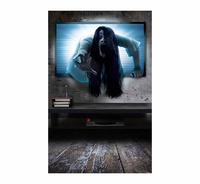 Halloween seinätarra Spirit 80cm