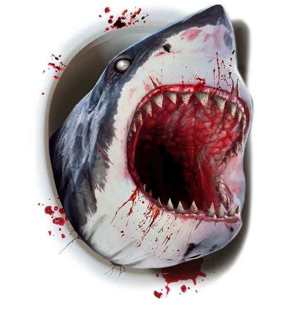 Halloween koristelu wc hai