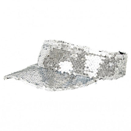 Aurinkovisiiri paljeteilla hopea