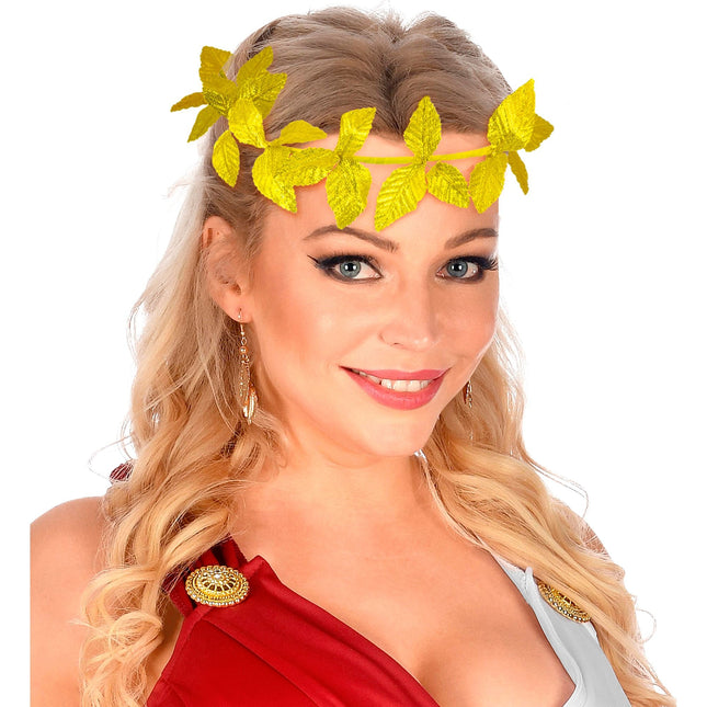 Kultainen otsanauha seppele