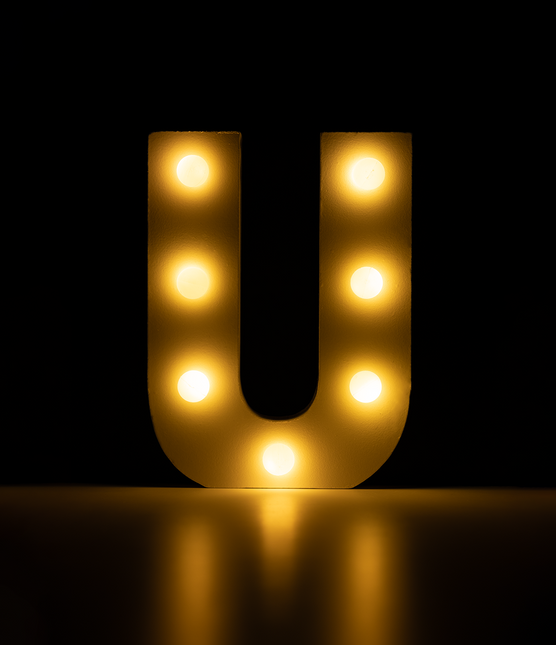 U Light Letter 16.5cm