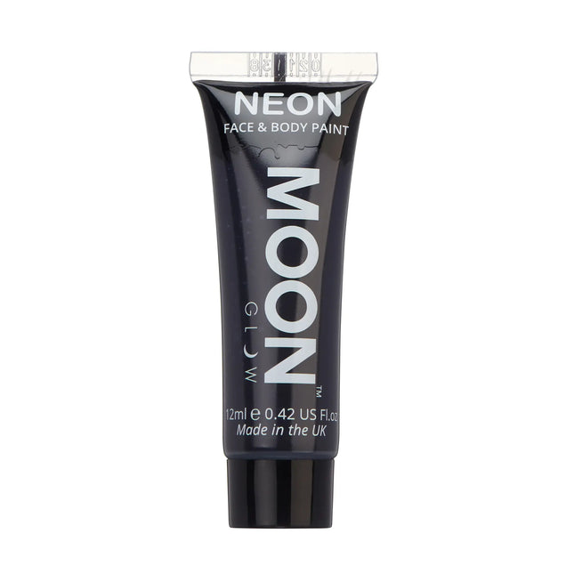 Moon Glow Pastel Neon UV kasvoväri musta 12ml