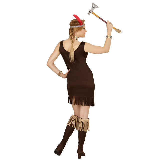 Intialainen mekko ruskea naiset