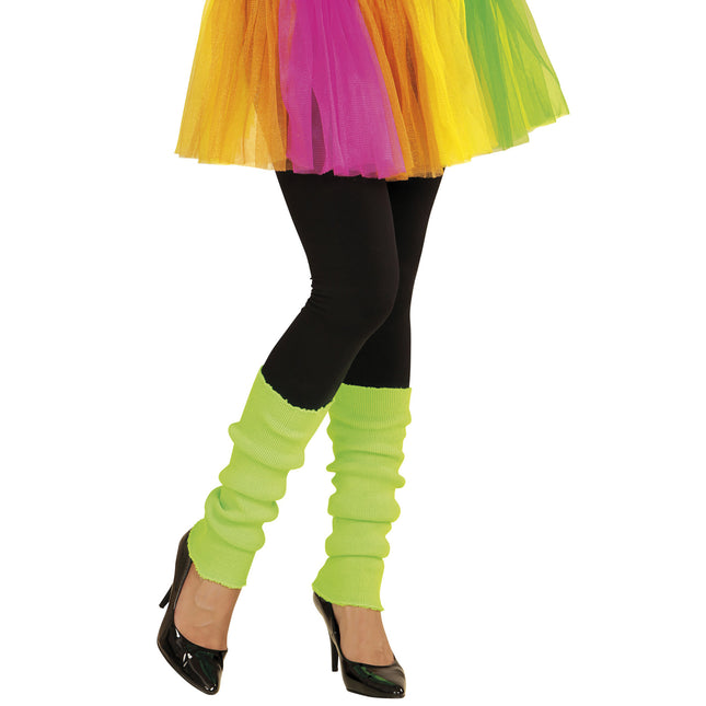 Neonvihreät säärilämmittimet