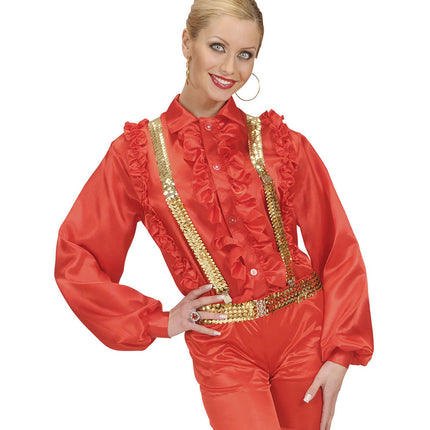 Kultainen vyö paljetteja