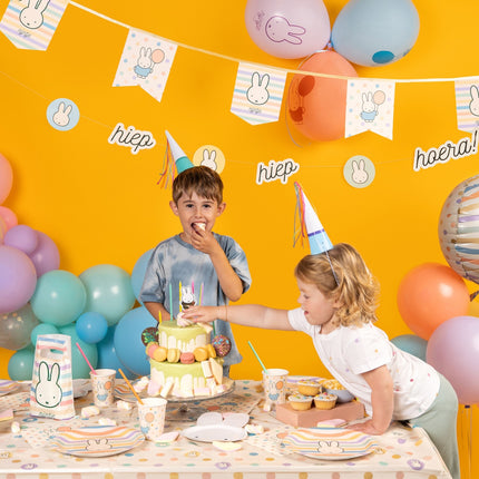 Miffy Letter Garland värillinen 2.65m