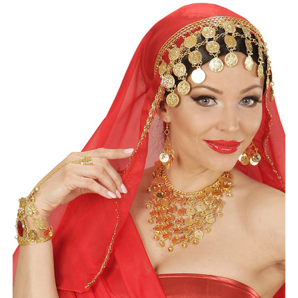 Kultainen rannekoru kolikot