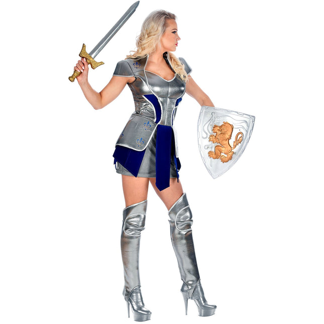 Ritari mekko hopea naiset