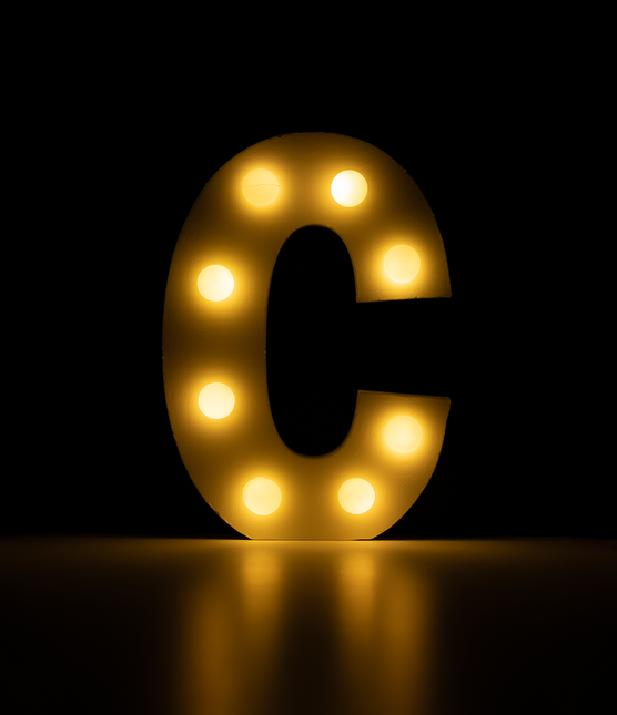 C Light Letter 16.5cm
