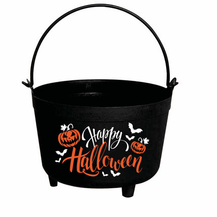Halloween Cauldron Happy Halloween
