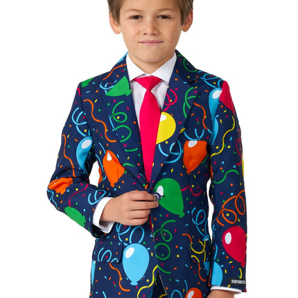 Puolueen ilmapallot puku poika pukumestari