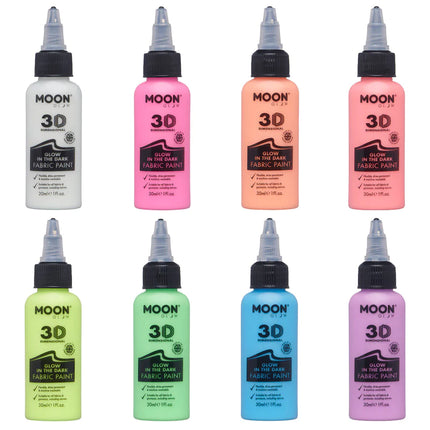 Moon Glow Hehkuva kangasmaali violetti 30ml