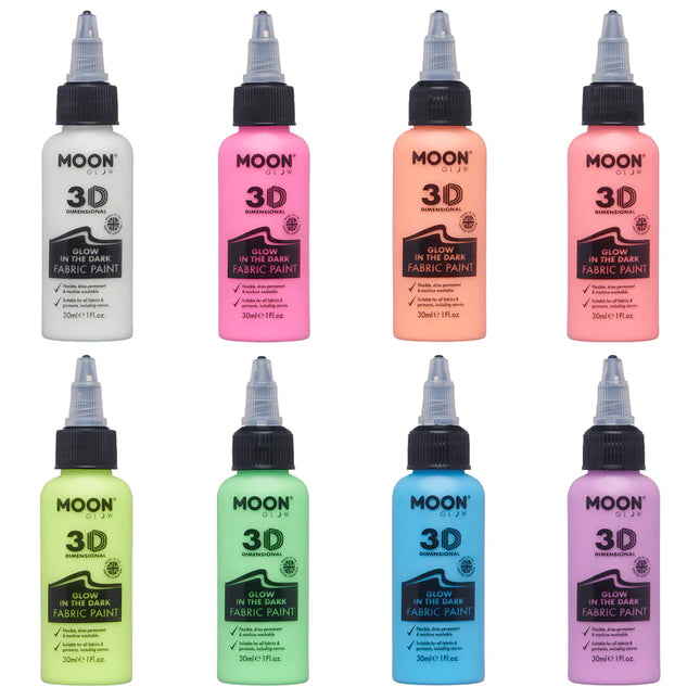 Moon Glow Hehkuva kangasmaali violetti 30ml