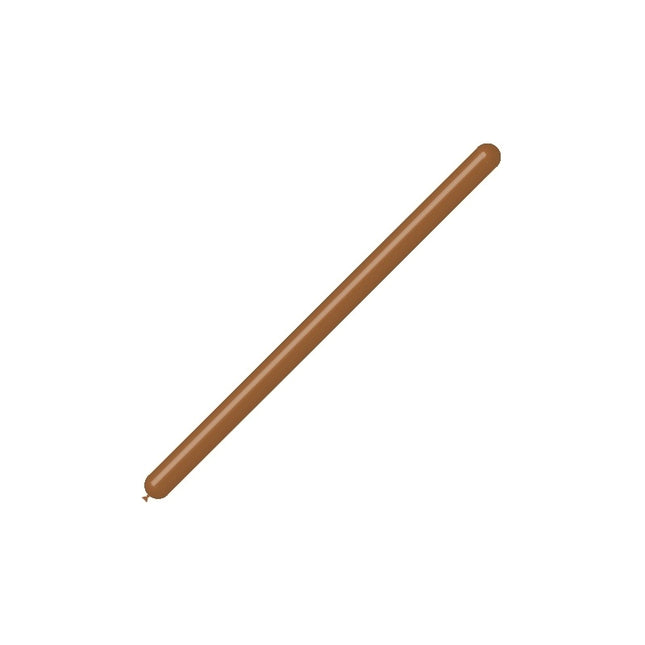 Ruskeat mallinnus ilmapallot 5cm 150cm 50kpl