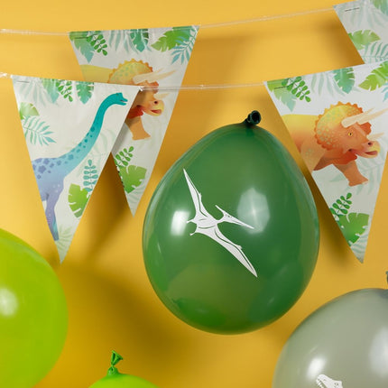 Dino ilmapallot 30cm 8kpl