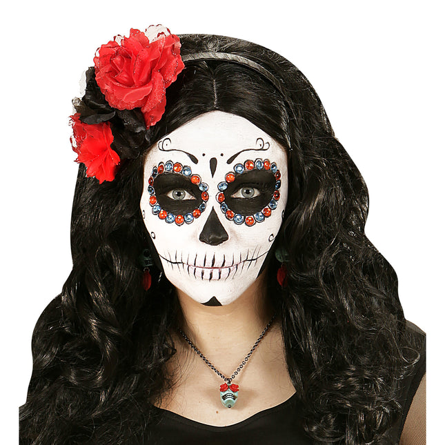 Sininen oranssi kasvot tarrat 40kpl