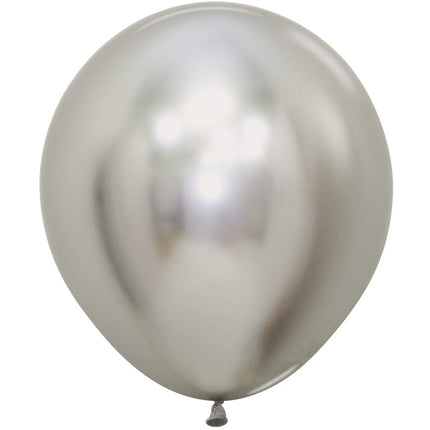 Ilmapallot Reflex Silver 45cm 6kpl