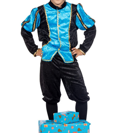 Pietenpak Kind vaaleansininen/musta Luxe