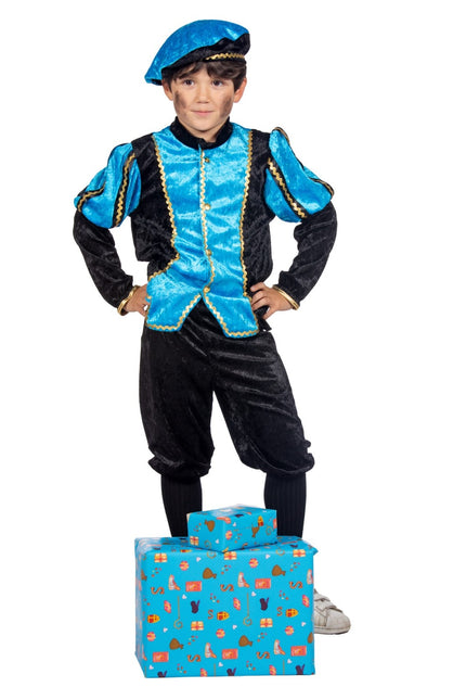 Pietenpak Kind vaaleansininen/musta Luxe