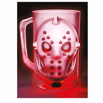 Halloween pöydän koriste valo naamio 10cm