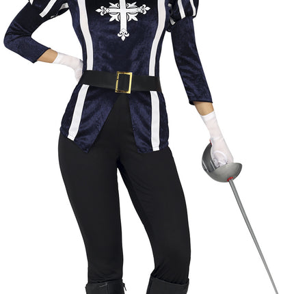 Muskettisoturin puku Siniset naiset