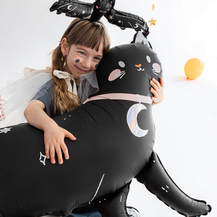 Halloween helium ilmapallo kissa tyhjä 95cm